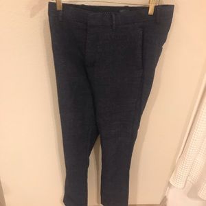 Men’s H&M Dark Blue/White Wool Dress Pants